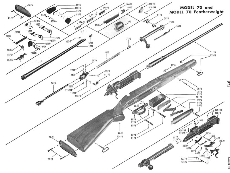 Winchester Model 37 Schematic